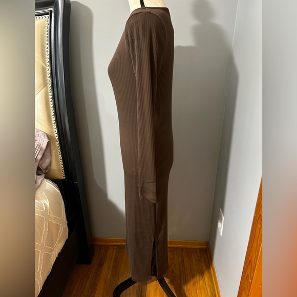 Gap Ribbed Asymmetrical Midi Dress SOLD OUT - Picture 2 of 7